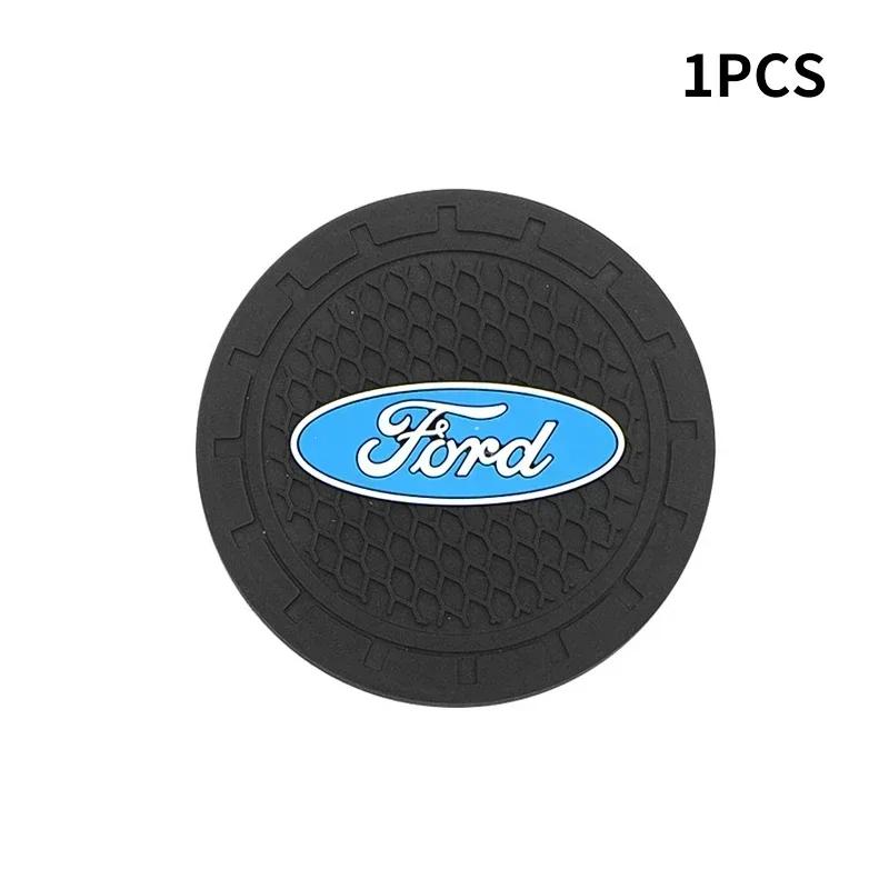 

New 2026 Car Sticker Car Cup Coaster Anti-Slip Cup Holder Waterproof Sift-Proof Spill For Ford Focus 2 MK2 3 4 MK3 MK4 ST Mondeo