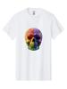 Rubik-Skull Mens Graphic Tee, 100% Cotton, Casual Summer Wear