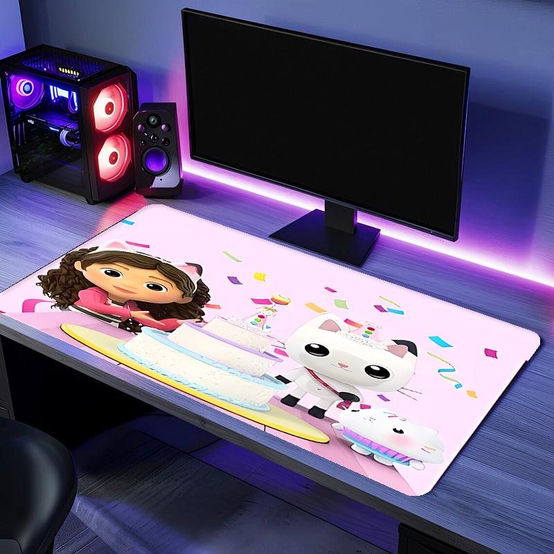 Gabby's Dollhouse2 Mouse Pad - Non-Slip Rubber Base, Smooth Surface for Work,Gaming,Office,And Home Use, Desk Mouse Pad
