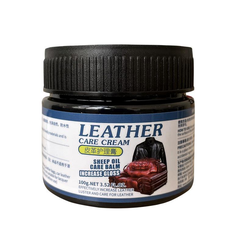 100 Ml Leather Conditioner Jacket Leather Restorer Cream Car Seats Bags Deep Nourishing and Refurbish Coating Shoes  Purses