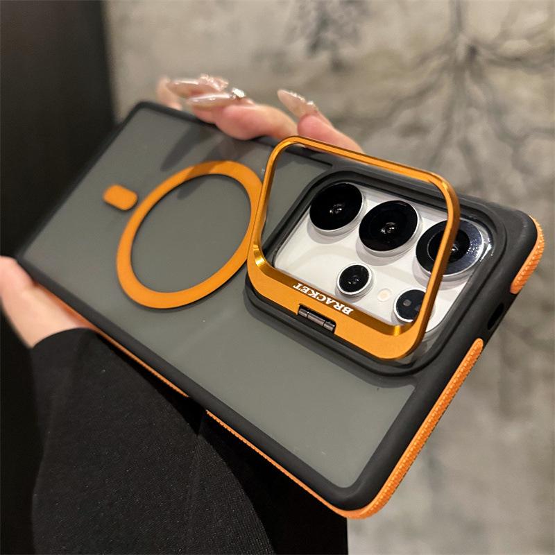 Dual-Tone Lens Bracket for Samsung S25 Ultra Magnetic Case - Compatible with S25/S24+, S24FE, S23U.