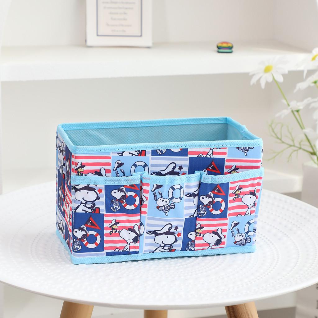 Hello Kitty Kuromi Pochacco Pattern Multi Pocket Foldable Desktop Storage Box For Bedroom And Office Organization