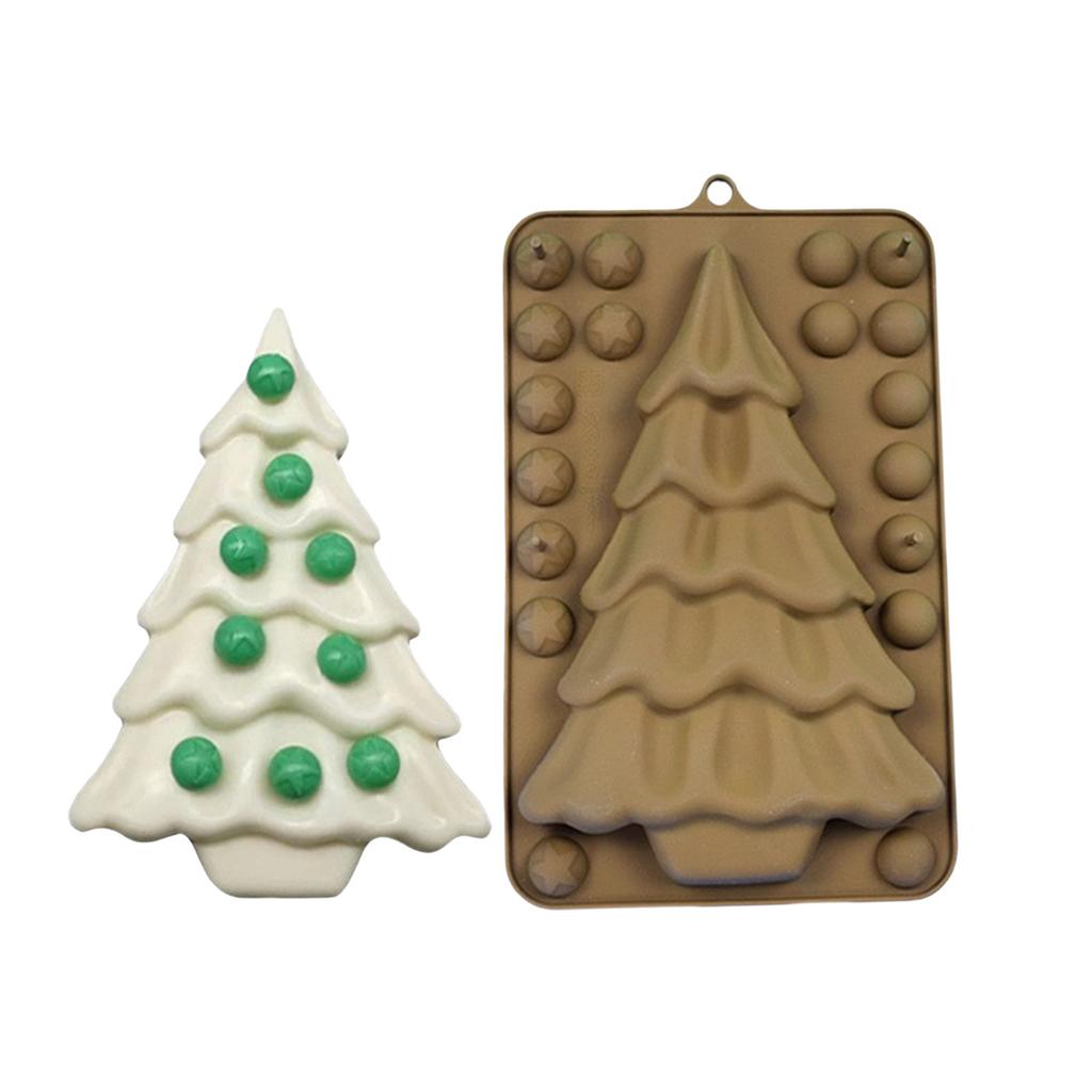 Holiday Themed Silicone Molds for Chocolate Making High Temperatures Resistant Candy Mould Handmade Dessert Bakewares