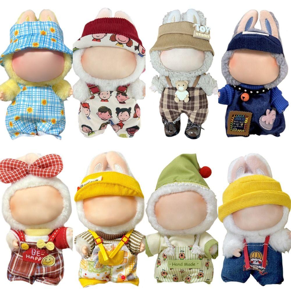 

Multi Color for Labubu Doll Sets Replacement for Labubu Overall Suit Doll Clothes 17CM Doll Type E