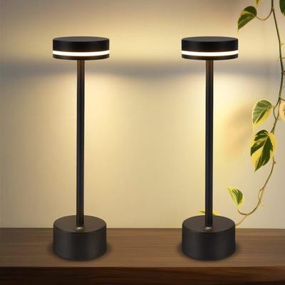LED Table Lamp - NETTLIFE - Wireless - Dimmable - USB-C Rechargeable - Pack of 2