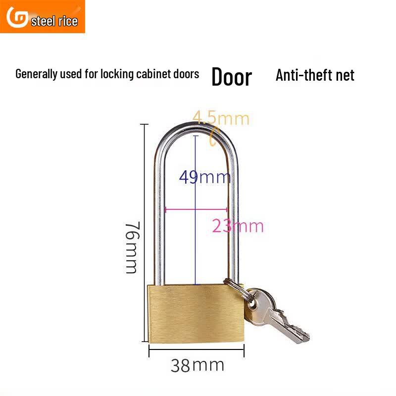 CBTS-L Copper Long Shackle Padlock
