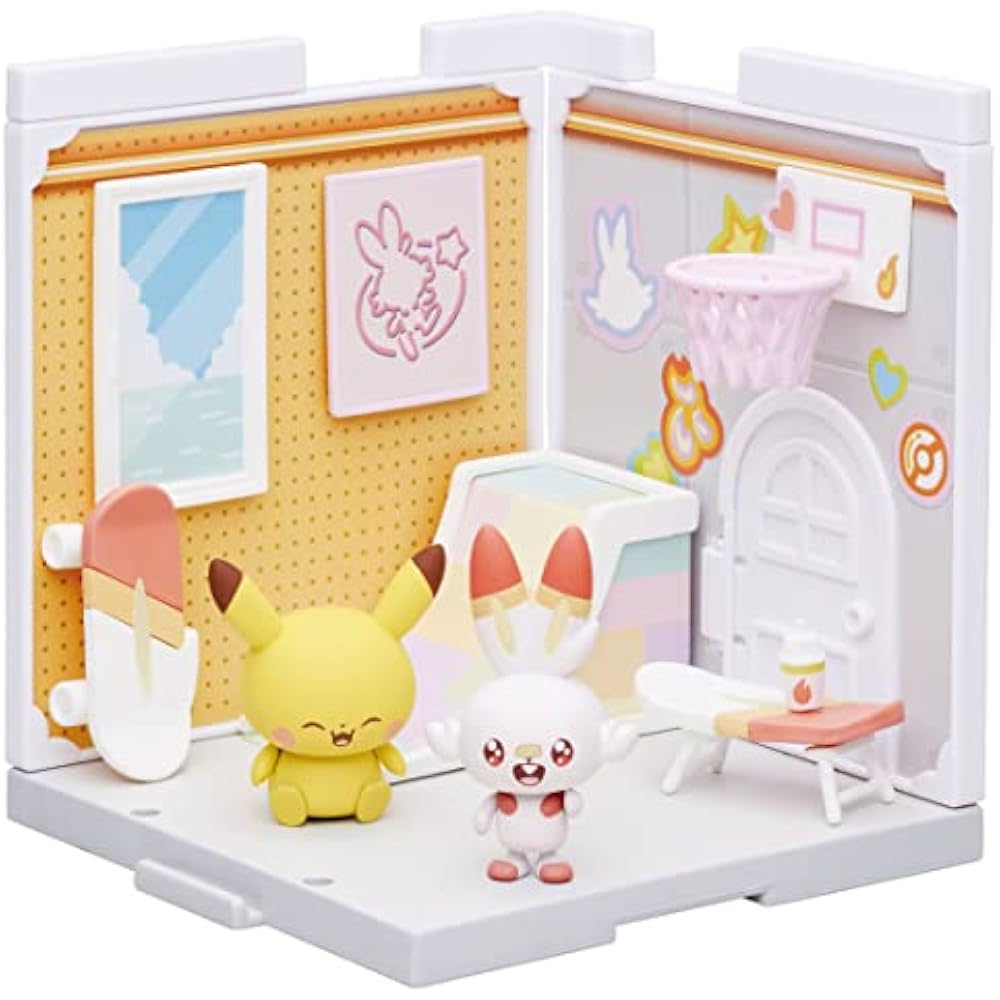 TAKARA TOMY (TAKARA TOMY) Pokemon Pokepiecehouse Studio Hibany & Pikachu