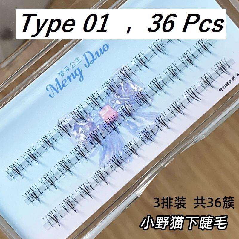 denivyse - Individual Cluster False Eyelashes (Various Designs)