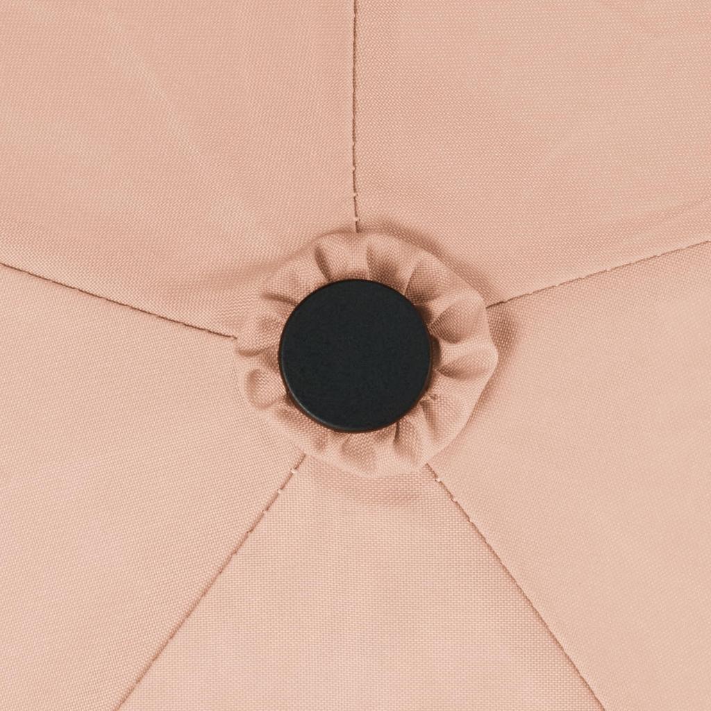 MUJI Lightweight Folding Umbrella for Sun and Unisex Light 50cm Rib Length Rain, Adult, DEA03A5A, Pink,