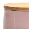 Ceramic Tea Canister with Bamboo Lid Airtight Tea Herb Storage Jar 20g Capacity Spice Box Case Organizer for Coffee Beans Cosmetics