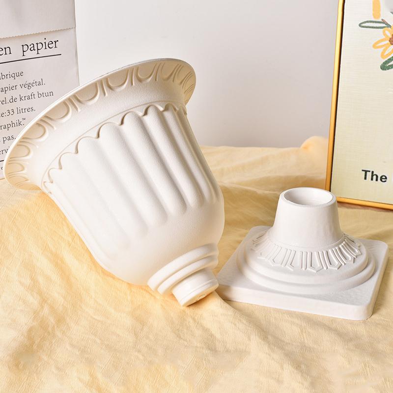 Plastikvase Dekorative Blumenvase Haushalt Garten Blumentopf Zimmer Ästhetische Dekoration Tischzubehör Haushaltsdekoration