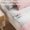 Sheet Fasteners 6x Donut Cylindrical Mattress Grippers Non-slip Bedsheet Fasteners Firm Tight Accessories For Store Packaging