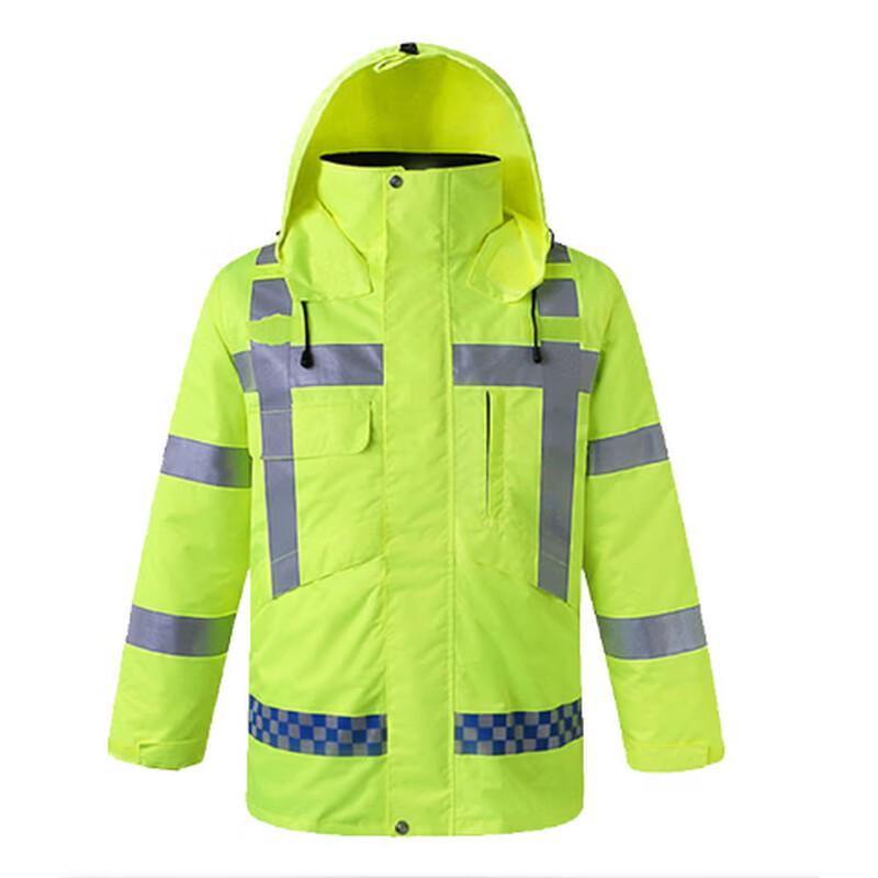 Brangdy High-Visibility Safety Rain Jacket