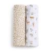 Aden Anais Essentials Swaddle Giraffe Safari 2 Pieces +