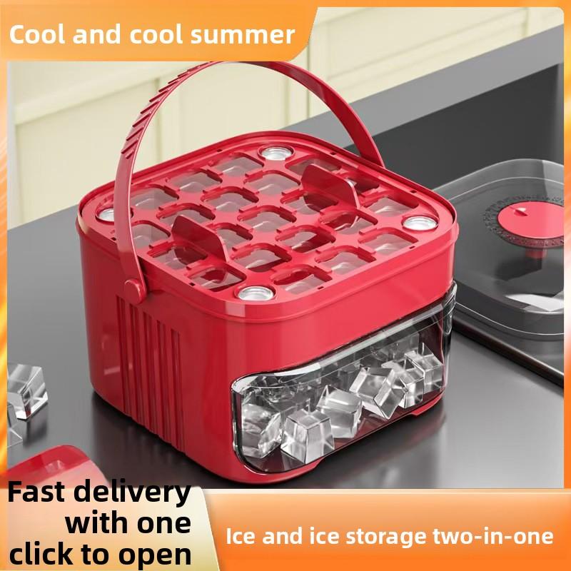 New Ice Cube Mold Quick Freezing Food Grade Ice Tray for Home Use Durable and Reusable Silicone Ice Maker