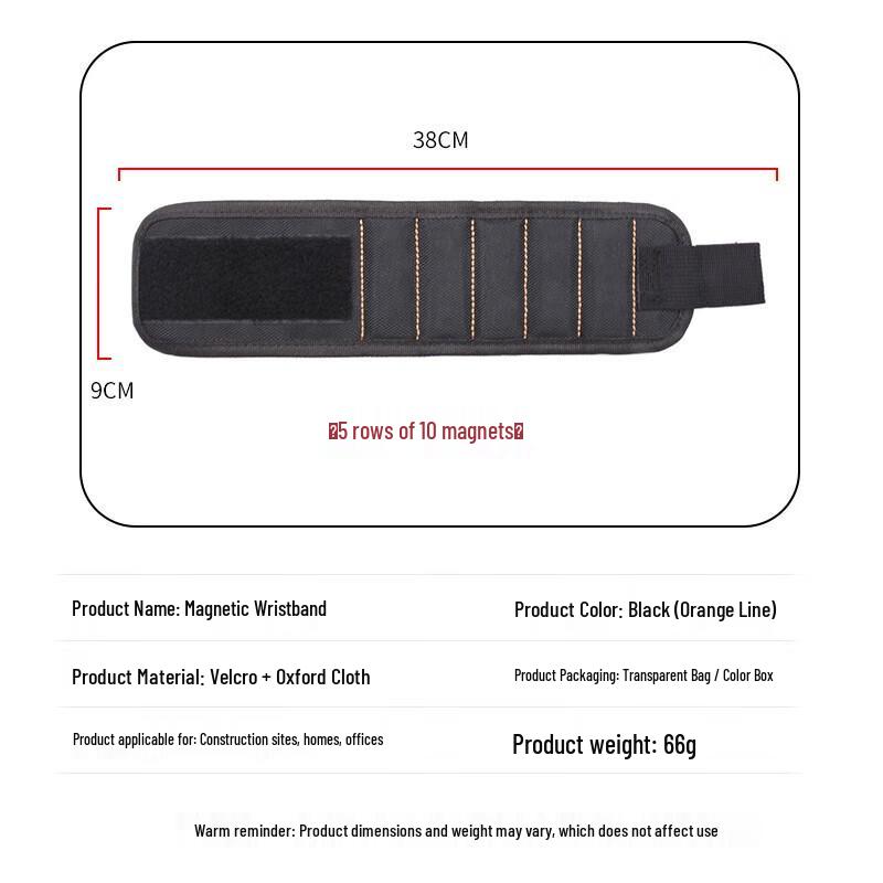 WEZHO Magnetic Tool Wristband