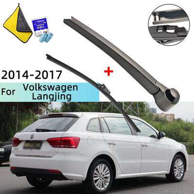Passend für Volkswagen Langjing 2014--2017 Heckscheibenwischerblatt Wischerarm Windschutzscheibe Scheibenwischer Bürsten Reinigung Zubehör