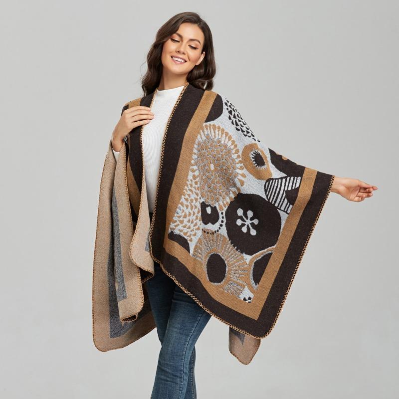 Women S Fashion Warm Scarf Cape For All Seasons