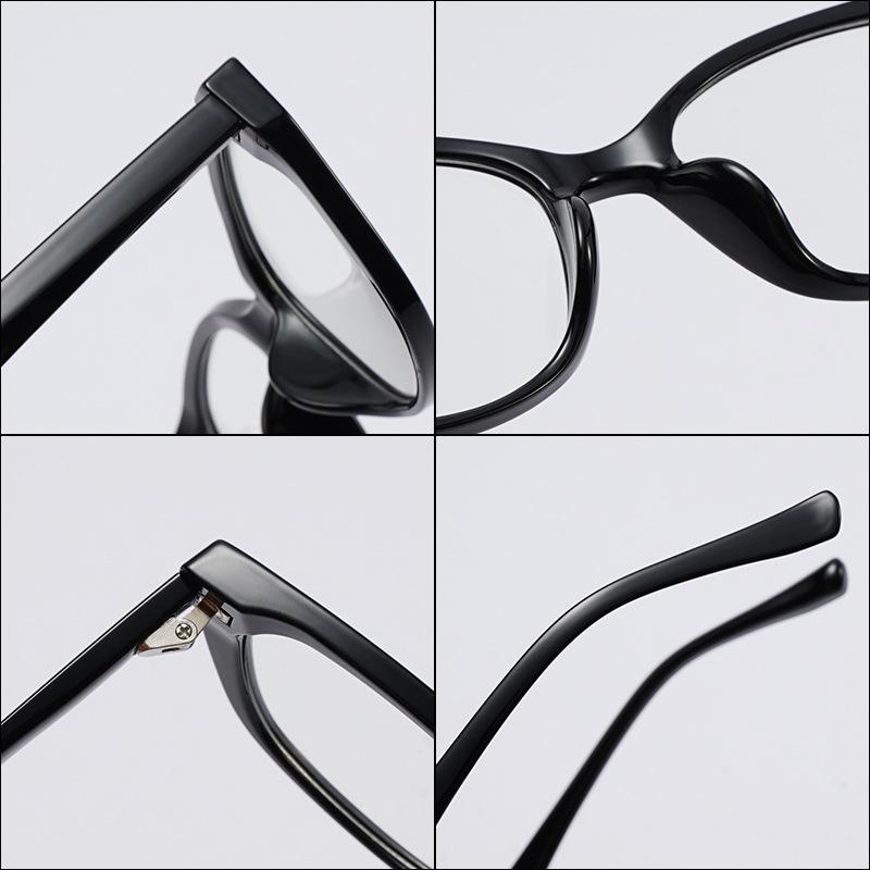 2026 High-quality Fashionable Casual Cat eye Ultra light TR90 Flexible Eyeglass frame Men and Women Optical Prescription Glasses