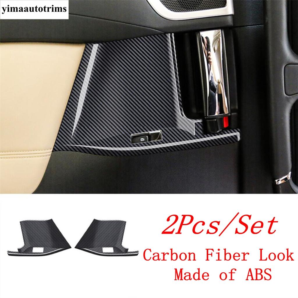 Armrest Window Lift Button Control Panel / Handle Bowl Cover Trim For Toyota Alphard / Vellfire AH30 2016 - ABS Accessories