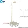 Adjustable Stainless Steel Floor-Standing Bag Display Stand for Women's Bags