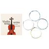 Universal AV33 Violin Strings Set Nylon  Violin Fiddle String Replacement EADG Strings Musical Instrument Accessories
