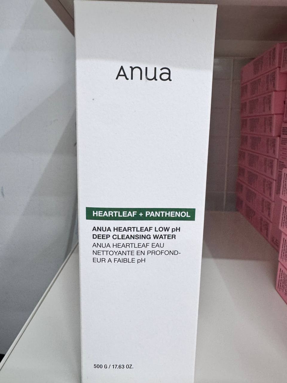 

Anua Heartleaf 87 Low pH Deep Cleansing Water 500ml / Soothing, Nourishing, Moisturizing, Korean Cosmetics, Kbeauty