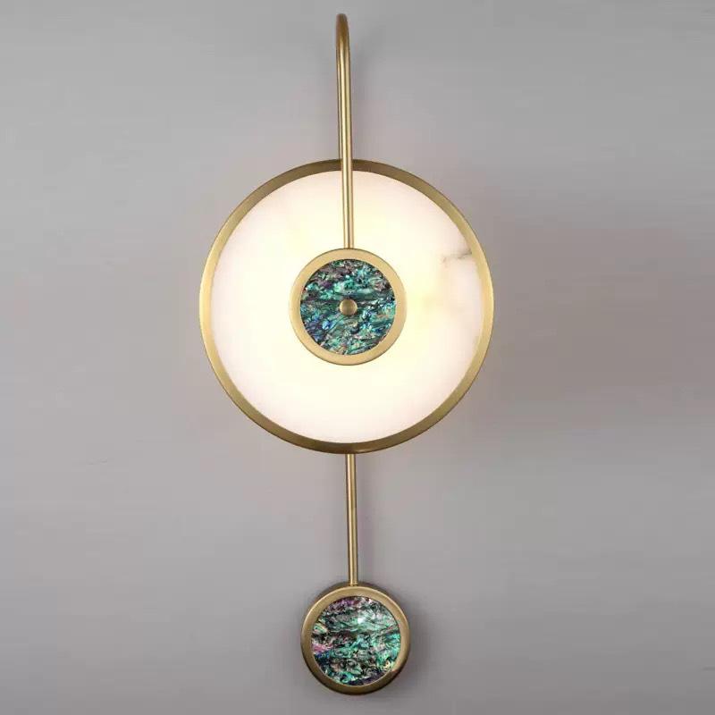 European-Style Minimalist Wall Lamp: Modern Art Design for Office, Hotel, or Bedroom