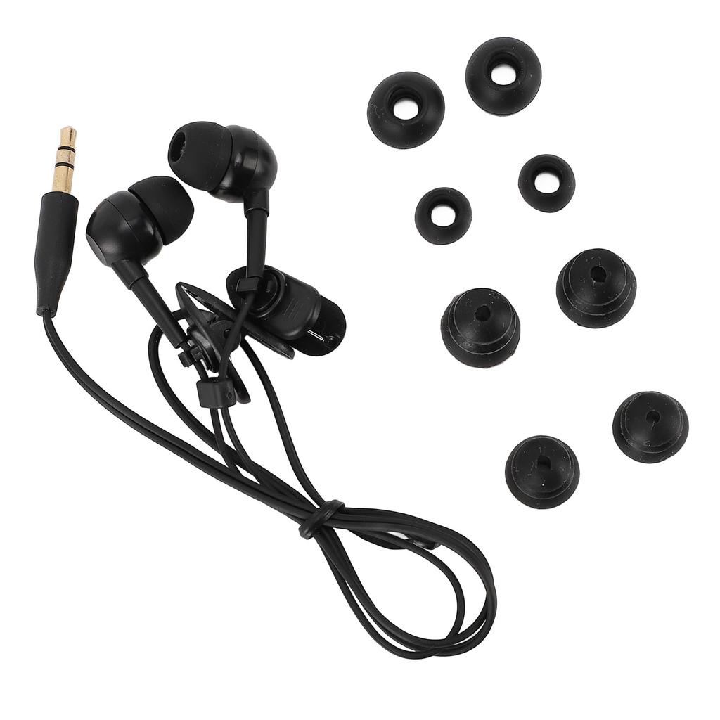 Water Proof Earphone 40cm Short Cord 3.5mm Plug IP68 In Ear Earbuds with 8 Eartips for Swimming Surfing Running