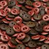 5Pcs Pure Natural Coconut Shell Buttons Pig Nose Shaped Diy Ledger Pendant Buttons Sweater Shirt Decorative Buttons