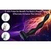 Bendable Electric Pulse Heating Prostate Massager Sex Toys 3-in-1 Anal Beads Butt Plug for Men Women Couple Adult