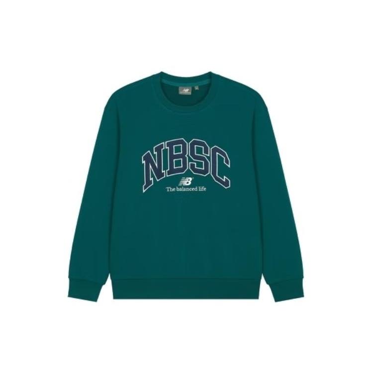 New Balance Casual Sweatshirt Asia Sizing  Green  Unisex 5CC44333-GRN M
