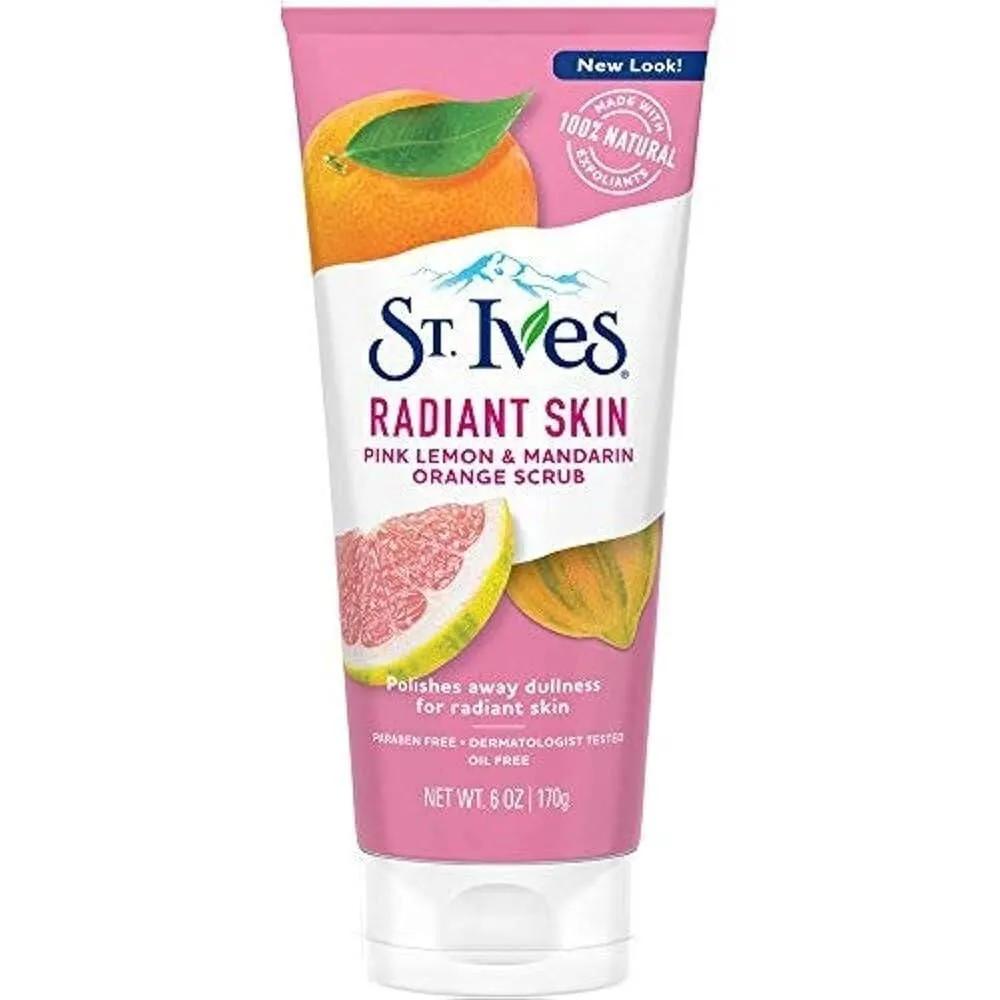 

St. Ives Radiant Skin Pink Lemon Darled Orange Face Scrub 170g 6oz 2 Pack