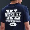 Nike Fashionable Minimalist Urban Versatile Short Sleeve T-Shirt Men Tops Navy-Blue HJ0773-410