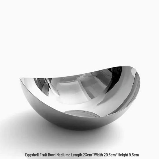 Italian Luxury Stainless Steel Fruit Bowl