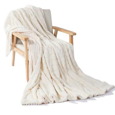 Super Soft Long Shaggy Fuzzy Fur Faux Fur Warm Elegant Cozy With Fluffy Sherpa Throw Blanket