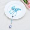 Christian Retro Decorated Mary Blessing Rosary Prayer Necklace Religious Cross Necklace