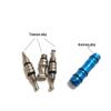 Blue Titanium Alloy Car Dent Repair Pen with 5 Interchangeable Heads