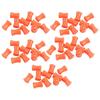 Pack Of 30 Oranges Glow In The Dark Acrylic Bamboo Beads For Handmade Bracelets And Necklaces Jewelry Making Supplies