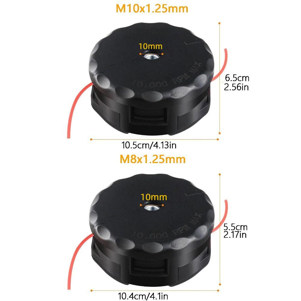 Cap de tuns cu alimentare rapidă cu fir de tăiere a ierbii pentru mașina de tuns iarba M10 * 1,25 / M8 * 1,25