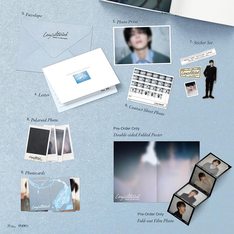 WONPIL (DAY6) – Filtrelenmemiş Fotoğraf Kitabı Sürümü