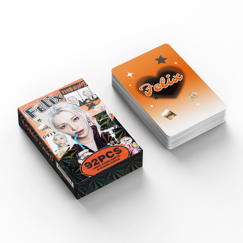 92 Small Cards Boy Group Album THIS&THAT Photo Cards Single Member Support Cards LOMO Fan Collection Gift Cards