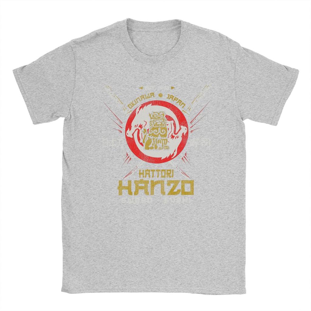 Hattori Hanzo Sword Logo Kill Bill T-Shirt Men Fashion Cotton Tee Shirt Crew Neck Short Sleeve T Shirt Plus Size Clothes