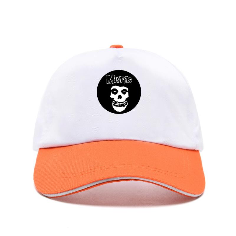 new Unisex's hip-hop punk skull misfits Baseball Cap Fashion brand Rock hip-hop cap punk band hat snapback