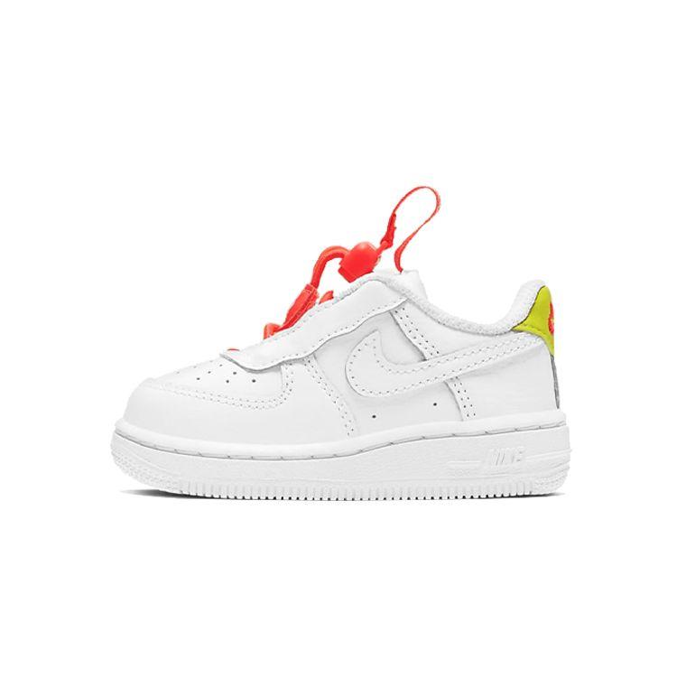 

Nike Air Force 1 Toggle Low Top Sneakers Baby Sneakers White Red Yellow CU5289-102 22