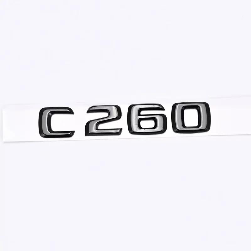 cfvjhy1 2025 Hot ABS Car Sticker Trunk Letters For Mercedes Benz C200 C220 W205 W204 W203 C260 C300 C320 C350 C400 C450 Emblem Logo Acce