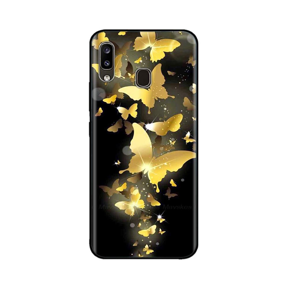 Für Samsung Galaxy A50 A30 A20 Weiche TPU-Silikon-Rückabdeckung für Samsung Galaxy A30S A 30 A 50 A50S Bedruckte Schutzhülle