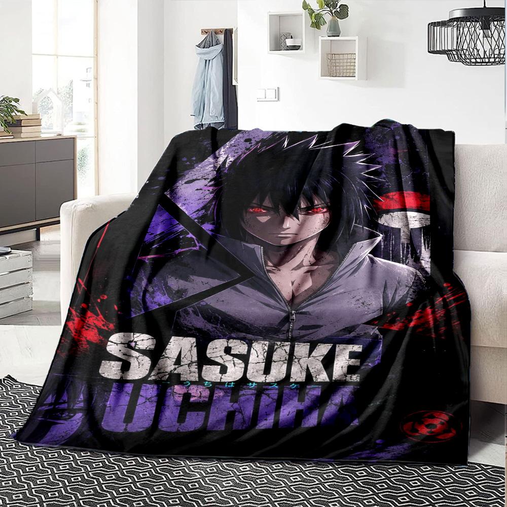 Naruto Blanket Soft Warm Cozy Suitable for Office Chair Picnics Seaside Four Seasons Multipurpose Digital Print Birthday Christmas Gift Blanket