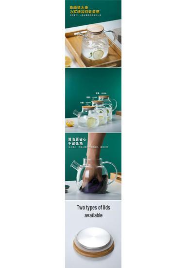 Heat-Resistant Borosilicate Glass Water Kettle Set for Tea and Cold Beverages