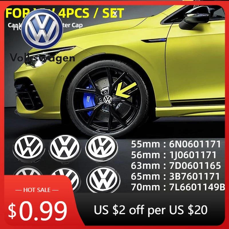 Pro VOLKSWAGEN VW 4ks 56/60mm Středová krytka kola Logo Kryt náboje Znak Odznak Příslušenství pro auto Pro Volkswagen Tiguan VW GTI TOURAN